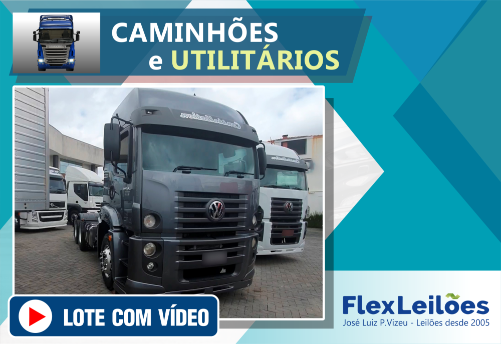 <center><big><b>LEILÃO de CAMINHÕES, UTILITÁRIOS e CAMINHONETES</b></center> <center></big>Recuperados de Financiamento<br>Bradesco  <center>